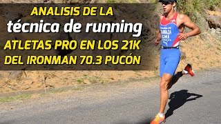 Más análisis de técnica de running los PRO en Ironman 703 Pucón [upl. by Salhcin]