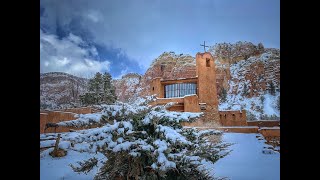 Experience a Snowy Day at a Desert Monastery [upl. by Ahsercul]