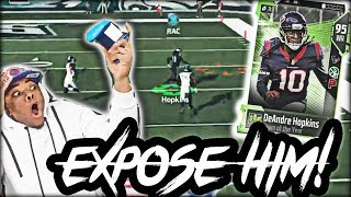 TOTY DeAndre Hopkins Exposing Rage Quitters Playoffs  Madden 18 Ultimate Team JMELLFLO [upl. by Aivilo]