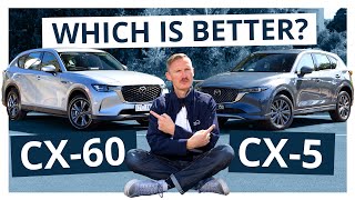 Mazda CX5 G35 Akera v Mazda CX60 G40E Evolve  Are six cylinders better than four [upl. by Ahsocin]