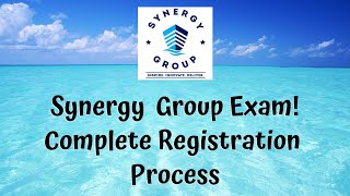 Synergy Marine Exam Complete Registration Process [upl. by Pronty]