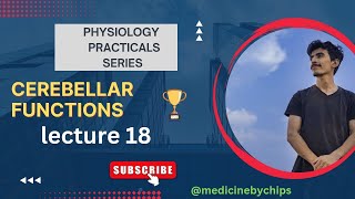 Examination of Cerebellum  2ndyear Physiology  Practical  Feature  Dr Moawaz [upl. by Dahlia]