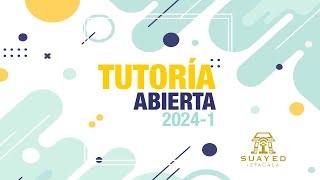 Tutoría abierta Autorregulación académica [upl. by Docile204]