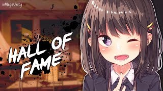 Nightcore  Hall Of Fame  Lyrics [upl. by Tyne]