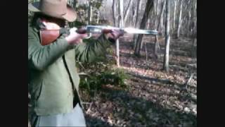 Shooting a nickel plated Winchester 1894 3030 [upl. by Salokin]