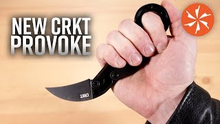 New CRKT Provoke Folding Karambit Knife Available at KnifeCentercom [upl. by Norahc]