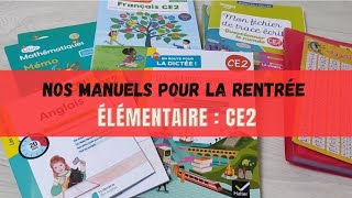 IEF  Rentrée scolaire CE2  Nos supports pour lécole à la maison [upl. by Ham585]