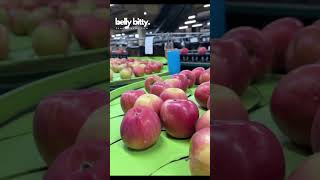 How Apple Factories Process Edible Apples streetfood [upl. by Pressey]