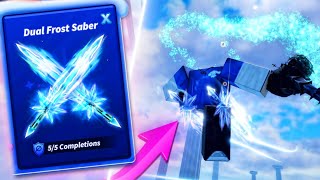 UNLOCKING BLADE BALL FROST SABERS NEW Roblox Blade Ball [upl. by Tesler837]