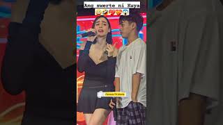 KISS KAY KIM DOMINGO  NILAMIG SI KUYA shorts shortvideo [upl. by Fransen]