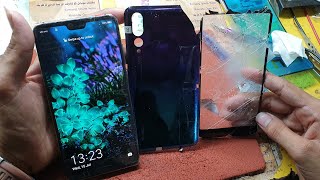 Huawei P20 Pro Cracked Front Glass amp Back Glass Replacement  Rebuild Broken Phone [upl. by Hastings103]