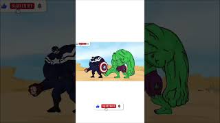 SpiderMan fights Captain America and the team youtubeshorts videoshort spiderman hulk avengers [upl. by Jepum711]