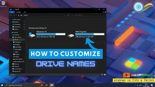 How to Change Drive Letter Name in Windows 10  Customize Partition Hard Drives [upl. by Adnalohs794]