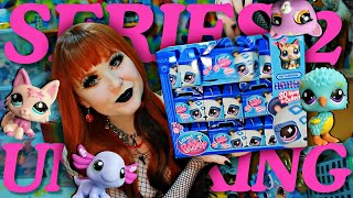 UNBOXING SERIES 2 LITTLEST PET SHOP BLIND BOXES BAD QUALITY [upl. by Netsreik]