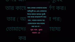 সূরা আযযুমার এর বাংলা অর্থ আল কুরআন এর বিভিন্ন সূরার বাংলা অর্থ YouTubeshorts YouTube viral [upl. by Damian207]