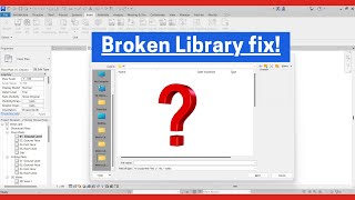 Revit Library fix Missing Content amp Installing Libraries from Different Regions  Revit Tutorial [upl. by Oag]