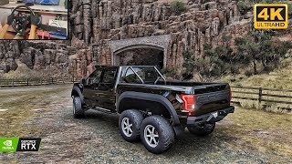 Ford VelociRaptor 6X6  OffRoading  Forza Horizon 5  Logitech g29 [upl. by Giuditta]