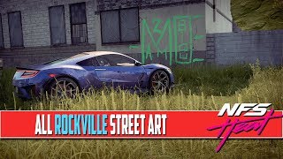 Need For Speed Heat All STREET ART Locations Rockville [upl. by Ecyal841]