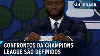 Confrontos da UEFA Champions League são definidos  SBT Brasil 150324 [upl. by Evangelist819]