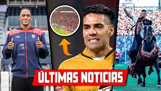 MONUMENTAL OVACION a FALCAO x ATLETICO MADRID l DOBLETE COLOMBIANO l VIDAL SURREALISTA PRESENTACION [upl. by Icnan]