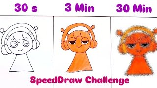 Drawing Sprunki Incredibox  Oren  In 3 Sec 30 Min and 30 Min [upl. by Fuller]