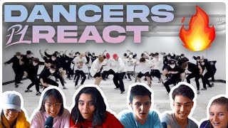 Dancers React to BTS 방탄소년단 FIRE Dance Practice [upl. by Aniez]