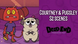 Dead End Paranormal Park  Courtney amp Pugsley scenes s2 [upl. by Jehius]