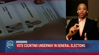 Mozambique begins vote counting in general election [upl. by Grefe568]