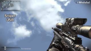 Call of Duty Ghosts All Weapons HD [upl. by Ylrebmik350]