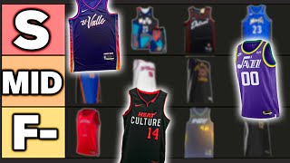 Ranking LEAKED NBA Jerseys [upl. by Trebmal142]