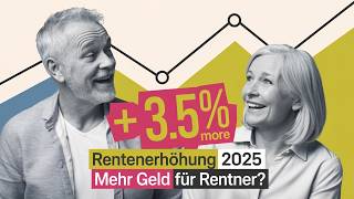 Rentenerhöhung 2025 So viel mehr gibt es 👍 [upl. by Balmuth]