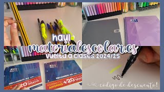 HAUL MATERIAL ESCOLAR 202425  materialescolares  descuento 📚 [upl. by Htinek]