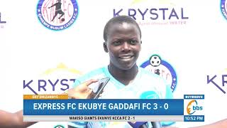 Liigi Yeggwanga Ezannyiddwa Wakiso Giants Ekunye KCCA Fc 2 – 1 Express Fc Ekubye Gaddafi Fc 3  0 [upl. by Eiboj469]