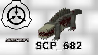 SCP682Hard to destroy reptilein Minecraft [upl. by Anaib]