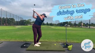 Golf Swing Tips Working on My Tempo at the Driving Range ⛳️ [upl. by Eahsal]