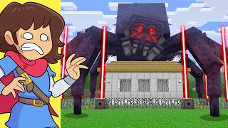 Mutant Spiders vs Security House in Minecraft [upl. by Delwyn412]