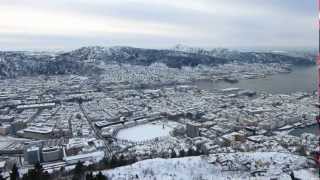 BergenNorwegen im Winter 1317122012 [upl. by Nnahaid917]