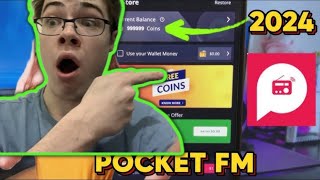 Pocket FM Free Coins  The First Legit Method to Get Free Coins in Pocket FM [upl. by Ulyram]