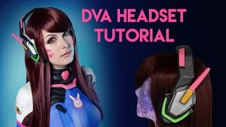 DVa Cosplay Headset Tutorial  EVA Foam [upl. by Affay]