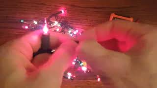 Testing Christmas lights with multimeter and other electrical tools [upl. by Ataynik]