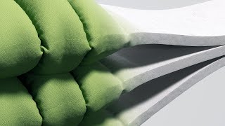 C4D Dynamic Cloth Transition  Cinema 4D Tutorial [upl. by Sgninnej]