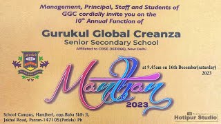 10th Annual Function Gurukul Global Creanza Senior Secondry SchoolHamjheri [upl. by Franciscka]