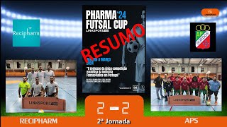 RESUMORECIPHARM vs APS 22 XXXV Edição Liga Pharma Futsal Linksport 2ªJorn [upl. by Christophe329]