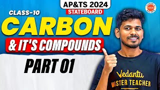 Carbon and Its Compounds Part 01  Grade 10  Ts amp AP State Board VedantuTelugu8910 vedantu [upl. by Nathanil]