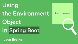 Using Environment object  Microservice configuration with Spring Boot 09 [upl. by Zolly935]