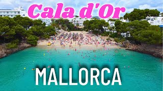 Cala dOr Mallorca Cala Gran Cala Esmeralda Beaches majorca calador beach [upl. by Enimsaj]