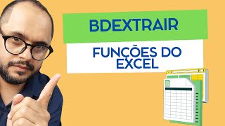 função bdextrair do excel  Aula de excel [upl. by Ecaj76]