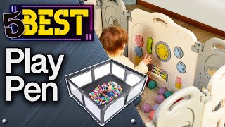 ✅ TOP 5 Best Playpens  Today’s Top Picks [upl. by Senilec]