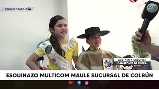 NOTA Esquinazo multicom maule sucursal de Colbún 17 09 [upl. by Eriha]