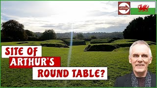 Caerleon  Roman Amphitheatre or Arthurs round table POV walk around town [upl. by Yrtsed]